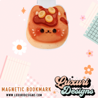 Kitty Pancake Magnetic Bookmark