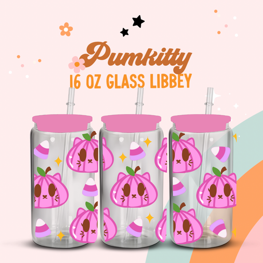 Pum kitty Glass Libbey