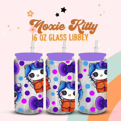 Noxie Kitty Glass Libbey