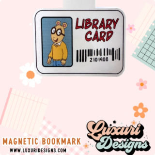 Library Card MagneticBookmark