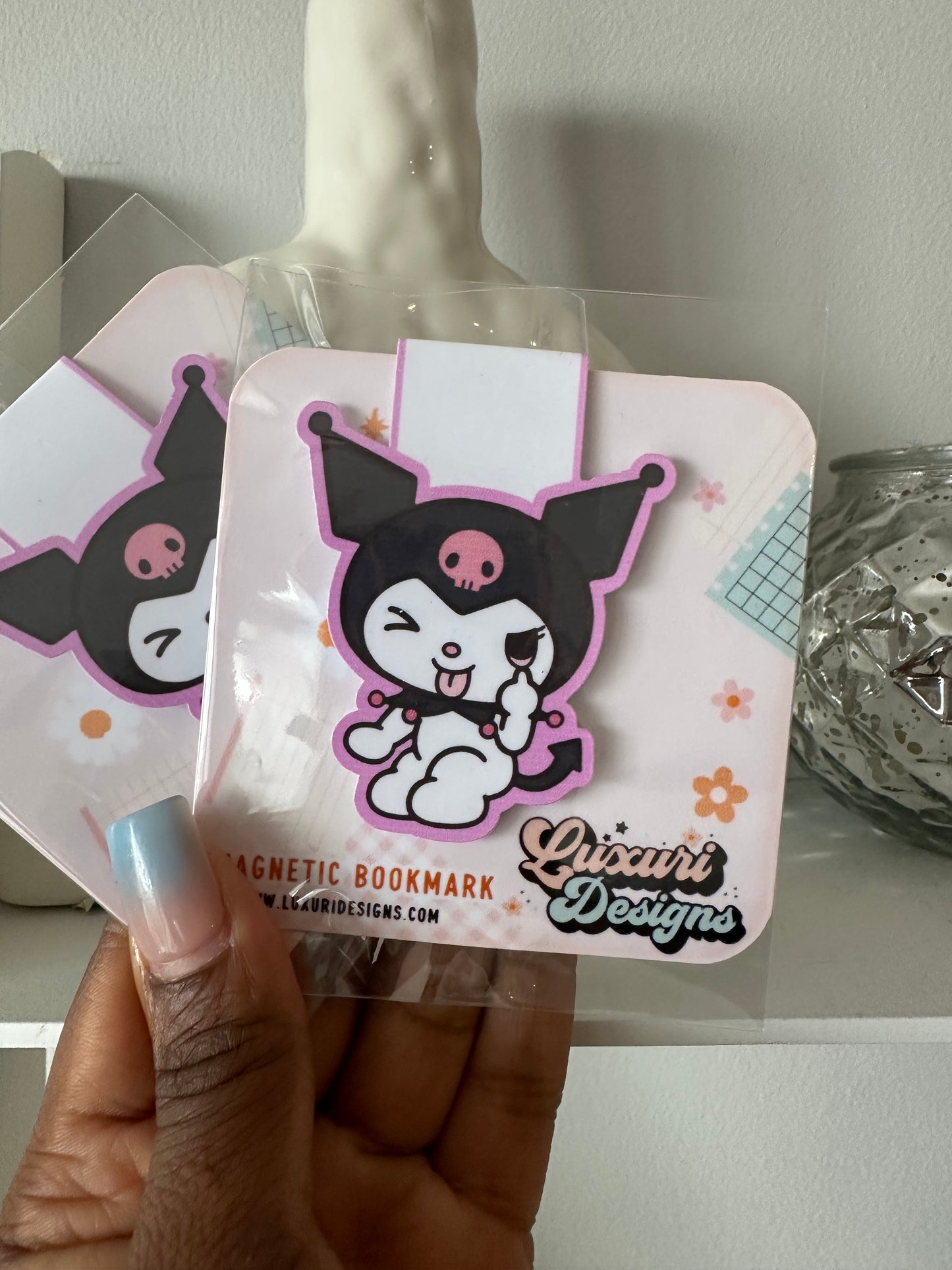 Kuromi Magnetic Bookmark